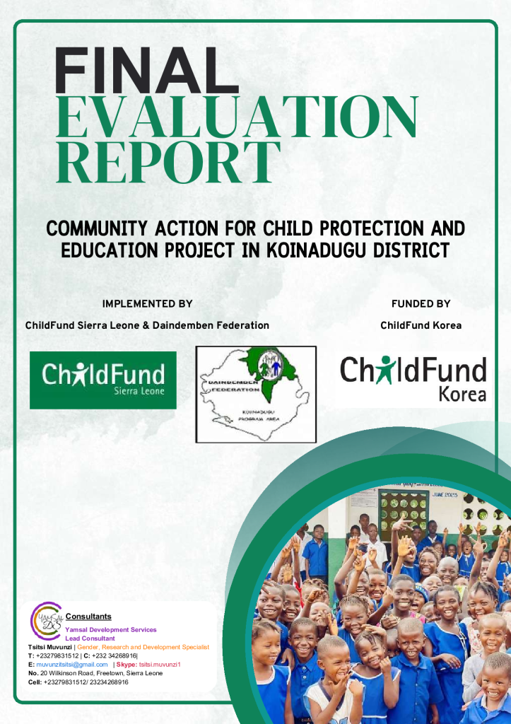 File Icon for ChildFund Sierra Leone CAPE Project Final Evalaution
