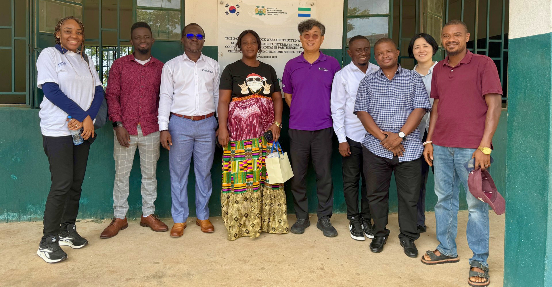Six months on: ChildFund and KOICA review gains of girls’ education project in Sierra Leone